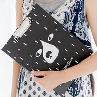 Classeur de bureau multifonctionnel A4 PP personnalisable avec clip pour le stockage de l'écriture et le service de conception de logo
