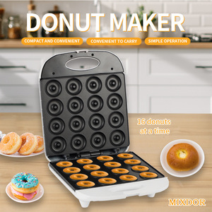 Máquina Comercial Multifunción para Desayunos - Máquina para <span class=keywords><strong>Donuts</strong></span> y Pasteles de 16 Cavidades, Empaque Personalizado, 110V/220V - Product Image 3