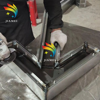 Jiamei solaire alimenté ip68 guide d'information d'avertissement de construction de routes LED véhicule C88 flèche feux de circulation