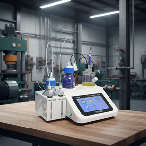 Analyseur de teneur en humidité traces <span class=keywords><strong>Karl</strong></span> <span class=keywords><strong>Fischer</strong></span> TIMEPOWER pour laboratoire pétrolier, titrateur, équipement de test essentiel OEM - Product Image 4