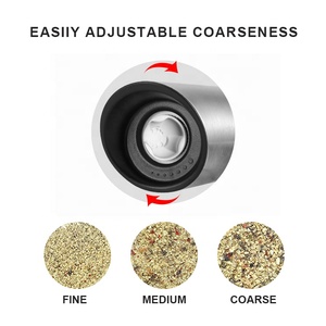 2023 New arrivals Chất lượng cao TOP người bán 304 thép không gỉ điện trọng lực pin muối và hạt tiêu gia vị máy xay - Product Image 2