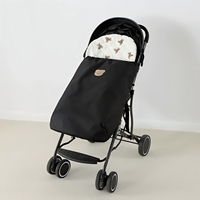 Sac de couchage d'hiver moderne pour bébé avec capuche épaisse et chaude en fausse fourrure Couverture anti-coup de pied pour poussette