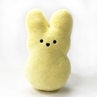 Peluche Lapin Peeps de Pâques Super Douce en Coton PP Écologique pour Cadeau d'Anniversaire