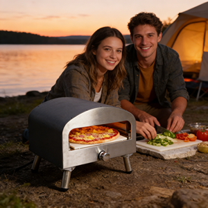 Nuovo Forno per Pizza da Esterno Commerciale in Acciaio Inox con Controllo del Termostato Regolabile per Uso Domestico e Campeggio Economico - Product Image 6