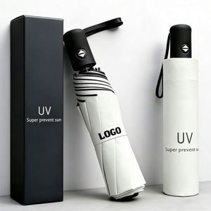 Promo Business Gift Wholesale Personalized Folding Uv <b>Umbrellas</b> for Rain Outdoor 3 Foldable <b>Automatic</b> <b>Umbrella</b> With Logo - Product Image 1