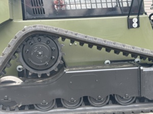 Бесплатная Доставка! Мини-погрузчик с бортовым поворотом HTS75, дизельный двигатель, небольшой гусеничный/колесный фронтальный погрузчик с ковшом - Product Image 5