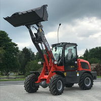 Prezzo di fabbrica di Macchine EVERUN 1.6ton ER416 piccolo certificato CE Compatto mini secchio pala Pale Gommate in vendita