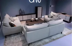 Custom OEM tre posti mobili in legno casa moderna soggiorno di lusso di fascia alta hotel designer elegante divano set