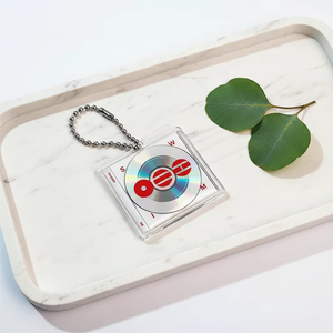 Llaveros acrílicos creativos con diseño de CD de grupo de K-pop, novedad 2026, al por mayor - Product Image 2