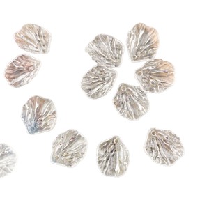 Perles en acrylique en forme de coquillage, transparentes, blanches, de forme irrégulière, pour la fabrication de bijoux, perles en vrac, accessoires de bricolage - Product Image 5