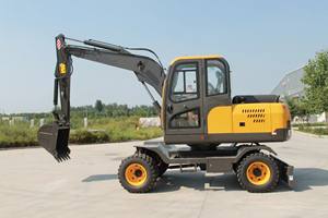 La haute performance Yanmar a actionné l'excavatrice de roue de 5 tonnes avec le nouveau seau modèle garantie de 1 an - Product Image 5