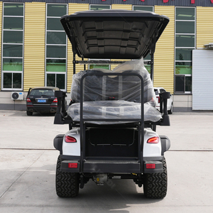 Carrito de Golf Eléctrico de 6 Plazas Personalizado por el Fabricante, Buggy de Golf con Altavoces, Autobús Turístico de 4 Ruedas en Venta - Product Image 6