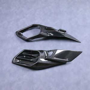 Carénages d'admission d'air en Fiber de carbone pour moto <span class=keywords><strong>Kawasaki</strong></span> <span class=keywords><strong>H2</strong></span>/<span class=keywords><strong>H2R</strong></span> 2015 +, pièces modifiées, protecteurs de carénage, cadre de coque de protection - Product Image 3
