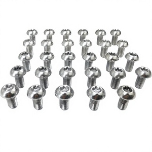 Oferta Especial: 12 Tornillos de Rotor de Freno de Titanio Pulido Gr5 M5x10mm con Cabeza Plana, Alta Resistencia y Resistentes al Calor para Mejora de Automóviles y Bicicletas - Product Image 2