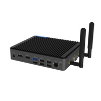 Mini PC JWIPC de 64GB/128GB SSD, Bajo Consumo de Energía, Sin Ventilador, Computadora Integrada para Negocios
