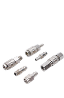 Raccord Pneumatique SH 8MM Norme Européenne Type Euro, Connecteur Rapide pour Tuyau d'Air, Peinture pour Tuyau de Compresseur d'Air avec Barbillon