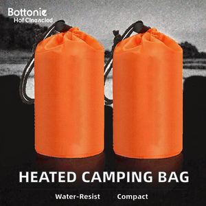 Sac de couchage d'urgence chauffant portable en PE imperméable de 11 mm d'épaisseur pour le camping en plein air toutes saisons et la survie - Product Image 3