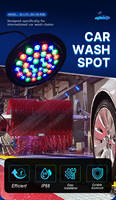 Projecteur LED RGB Super Lumineux Haute Puissance en Alliage d'Aluminium pour Extérieur, Rond 36W, Étanche IP68 pour Lavage de Voiture