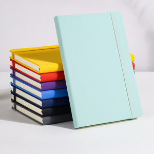 Wholesale Customized Business A6 Notebook Office Meeting Record Simple <b>Notepad</b> A5 Journal Student Strap Notebook - Product Image 1