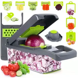 Dụng Cụ Cắt Salad Đa Năng 12 Trong 1 Dụng Cụ Cắt Rau Củ Thủ Công Máy Cắt Rau Củ Dụng Cụ Cắt Trái Cây & Xoắn Ốc