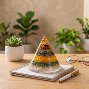 Organicgems Orgonite Money Magnet Cone |   Cristal d'améthyste |   Protection contre les EMF |   Richesse, abondance, énergie |   Guérison |   Cadeau spirituel - Product Image 3