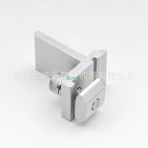 Kit de 2 serre-câbles en aluminium pour montage solaire, finition anodisée, pour installation photovoltaïque - Product Image 3