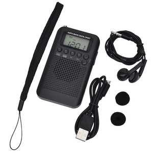 Haut-parleur externe portable Mini <span class=keywords><strong>radio</strong></span> AM FM à deux bandes - Product Image 1