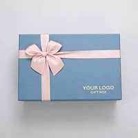 Boîte cadeau en carton rigide personnalisée en gros avec couvercle et base pour chaussures, vêtements, foulards, emballage cadeau avec ruban à l'encre de soja