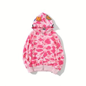 Sudadera con Capucha y Cremallera Completa Bapees Camuflaje Tiburón de Alta Calidad 2026, 100% Algodón, Unisex para Hombre y Mujer, Estilo Urbano - Product Image 6