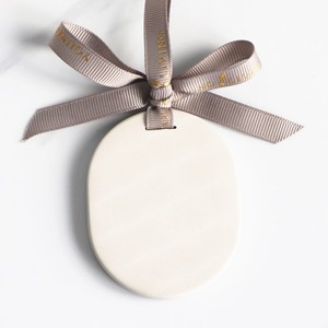 Bán Buôn Máy Khuếch Tán Tinh Dầu Hương Thơm Bằng Gốm Hình Bầu Dục Màu Xám Hình Chữ Nhật Theo Yêu Cầu Bằng Sứ Thơm Treo Thạch Cao - Product Image 3