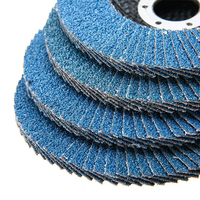 Disques abrasifs de ponçage de haute qualité en acier inoxydable avec zircone personnalisable de 115 mm, disques à lamelles