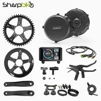Kit de conversion de vélo électrique avec moteur central Bafang 8Fun BBS02B 48v 750w, écran LCD et accélérateur inclus