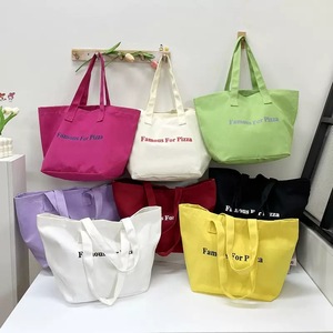 Bolsas de Lona Ecológicas para Mulheres, Duráveis, de Qualidade, Reutilizáveis, Sacolas de Compras Portáteis com Logotipo Personalizado em Algodão - Product Image 6