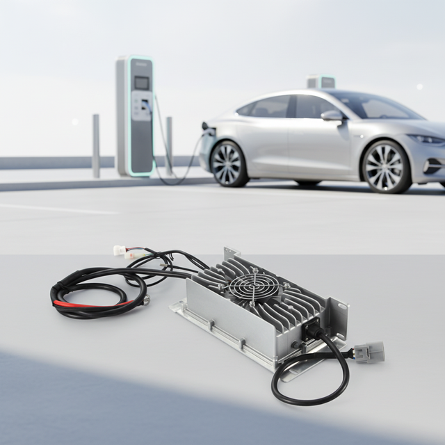 PERSINO PCHG-AS1200B On-Board Charger 1200W 90-265VAC Input 48V/72V Multi-Output IP67 Waterproof CAN-Bus Electric Cars Scooter