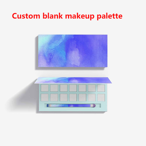 Impression personnalisée marque fard à paupières vide emballage unique <span class=keywords><strong>palette</strong></span> de maquillage <span class=keywords><strong>palette</strong></span> de blush cosmétique maquillage boîte d'emballage en papier - Product Image 5