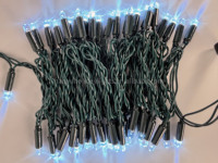 100LED PVC transparent 10M Bubble Shell Colle IP67 Guirlande lumineuse LED décorative de Noël