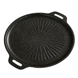 <span class=keywords><strong>Plaque</strong></span> <span class=keywords><strong>de</strong></span> <span class=keywords><strong>barbecue</strong></span> ronde <span class=keywords><strong>en</strong></span> acier au carbone <span class=keywords><strong>pour</strong></span> cuisinière à induction, facile à nettoyer, durable, portable, <span class=keywords><strong>pour</strong></span> le camping <span class=keywords><strong>en</strong></span> plein air - Product Image 2