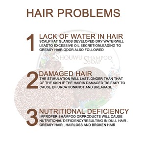 Polygonum Multiflorum Shampoo <b>Soap</b> Herbal Solid Shampoo <b>Soap</b> Help Nourishing Hair Root in Daily Life - Product Image 6