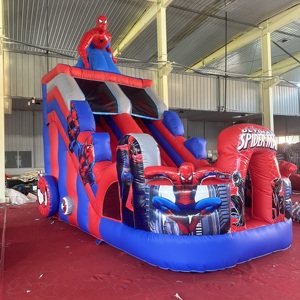 Castillo Inflable de 3m*6m*5m con Tobogán, Comercial, de PVC, para Niños, Casa de Brinco para Fiestas y Alquiler - Product Image 3