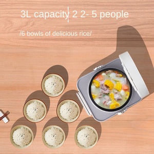 Best Seller 3L Mini Electric <b>Smart</b> Rice <b>Cooker</b> Non-Stick Deluxe Bowl Digital Multi-Function Household RV Kitchen Manual - Product Image 3