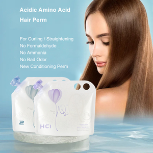 Crema Alisadora Permanente para el Cabello con Proteína de Leche Nutri Perm de Aminoácidos, <span class=keywords><strong>Precio</strong></span> de Fábrica, Crema Relajante para el Cabello 400ml*2 - Product Image 3