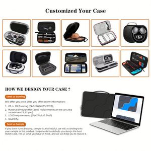 Étui de transport rigide en EVA personnalisé pour casque audio, sac de rangement, prix d'usine pour écouteurs et casques - Product Image 5