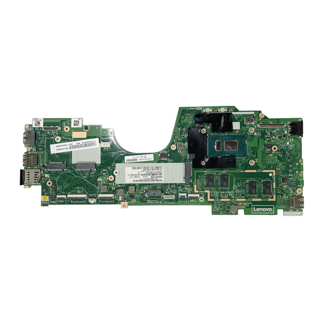 Mini Thin Repairing Parts Laptop Motherboard for ThinkPad X380 YOGA I7 8550 8G FRU:02DA008 LA F421P