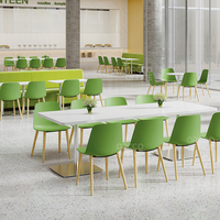 Italie Designer Ergonomique Public Grande Taille Sièges Bibliothèque ergonomique Salle de lecture Chaises de bibliothèque en plastique multi-usages