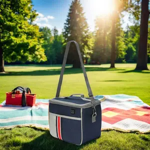 Boîte à lunch électrique pour chauffe-aliments avec prise murale sac à lunch chauffant pour cuisiner et réchauffer les repas en voyage au bureau