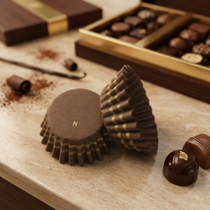 Outils de pâtisserie EUDR, moules à chocolat, papier sulfurisé 40 GSM de qualité 7, revêtements pour chocolat et moules à chocolat en papier Azcar - Product Image 3