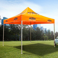 Gazebo Lipat Profesional Berbahan Aluminium Ringan dengan Perlindungan UV untuk Pesta Taman Luar Ruangan dan Berbagai Acara Pantai