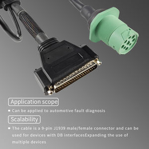 重型J1939型2 Y电缆9针Deutsch插头至母Hd10-9-1939p-bp03连接器Db62公汽车卡车诊断电缆 - Product Image 4