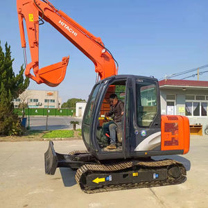 Excavadora hidráulica Hitachi ZX60 de segunda mano, excavadora de ingeniería excelente, máquina japonesa Original de 6 toneladas, excavadora hidráulica usada a bajo precio - Product Image 1