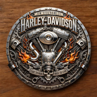 Pièce commémorative Davidson Riding, Médaille de la Liberté américaine pour motards, Pièce en fer à relief, Fabriquée en Chine, Uniquement pour l'Amérique